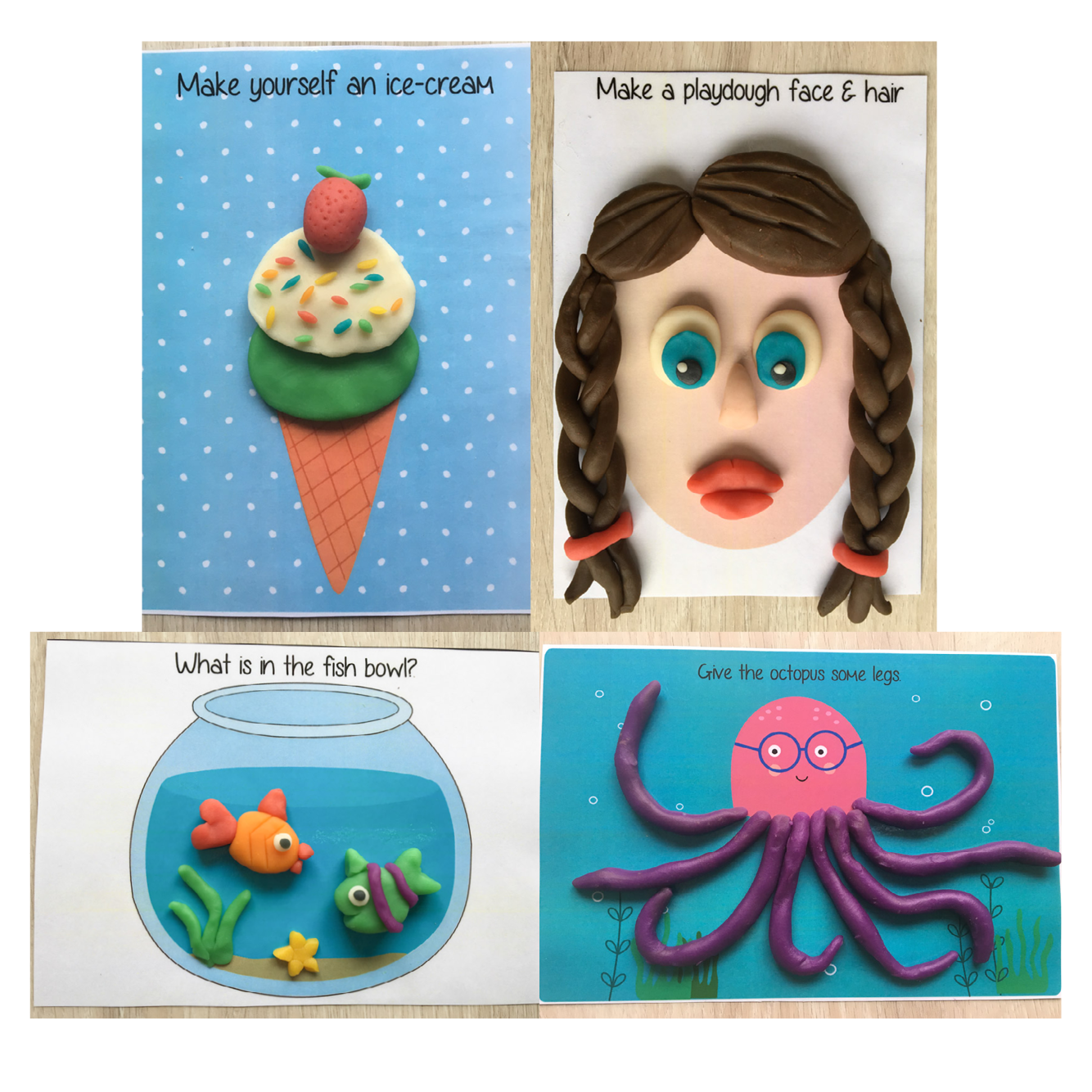 PRINT AT HOME: Set of 12 Playdough Mats - Image 2